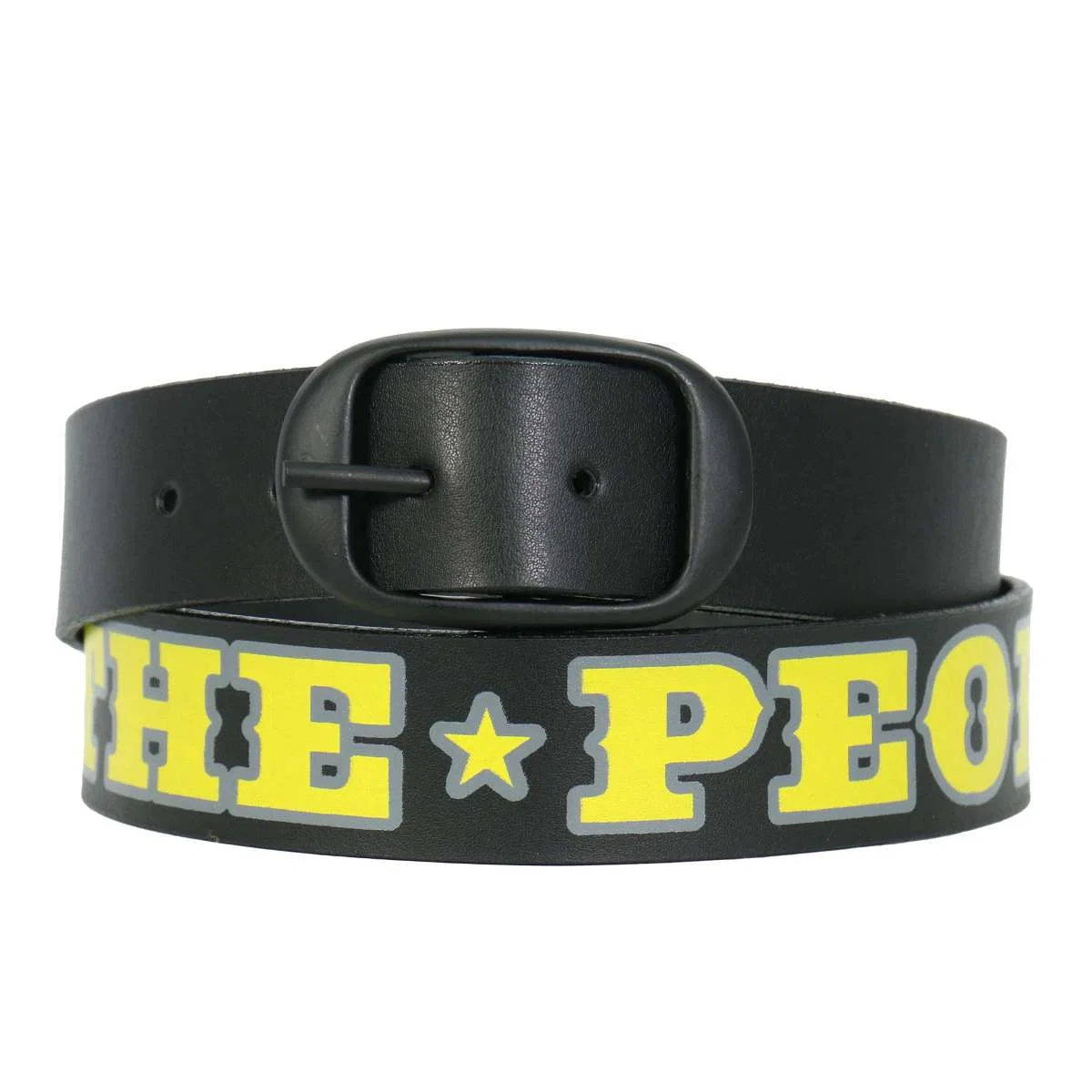 Original Hot Leathers BLA1136 We The People Black And Yellow Leather Belt Eco-Friendly