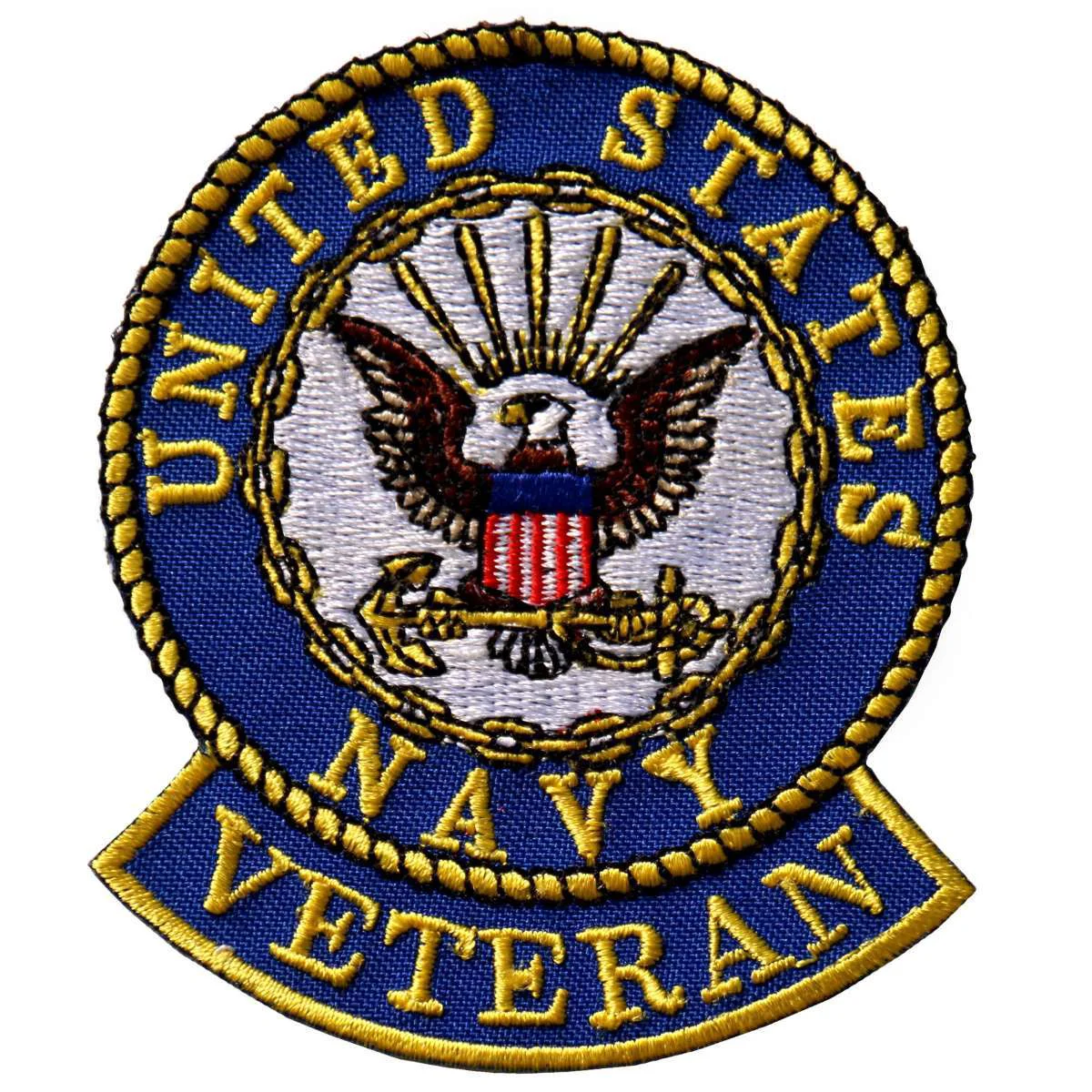 Fine Hot Leathers US Navy Veteran 3 x 3 Patch PPE1170 Dependable