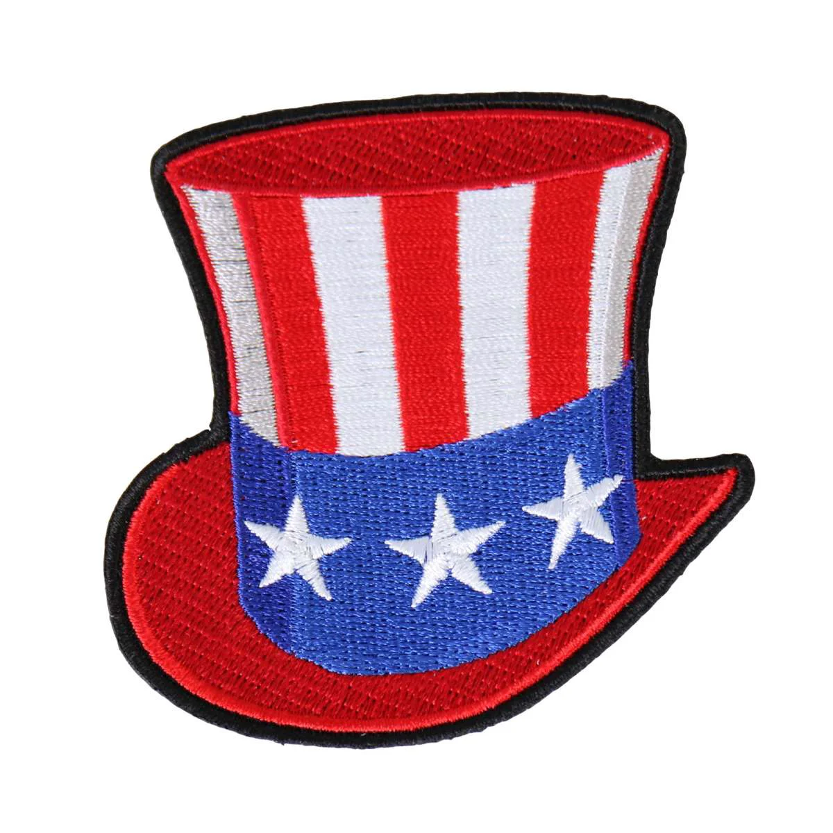 Flexible Hot Leathers Uncle Sam Hat 3 Patch PPA8250 Quality