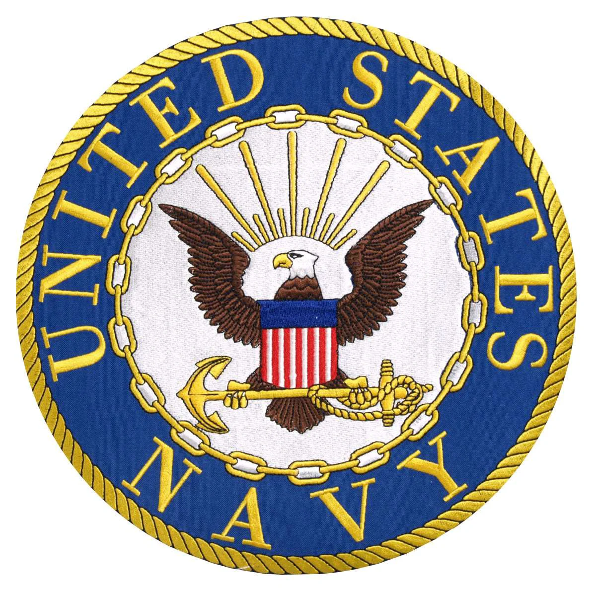 Optimized Hot Leathers Patch USN Logo PPE1167 Trusted