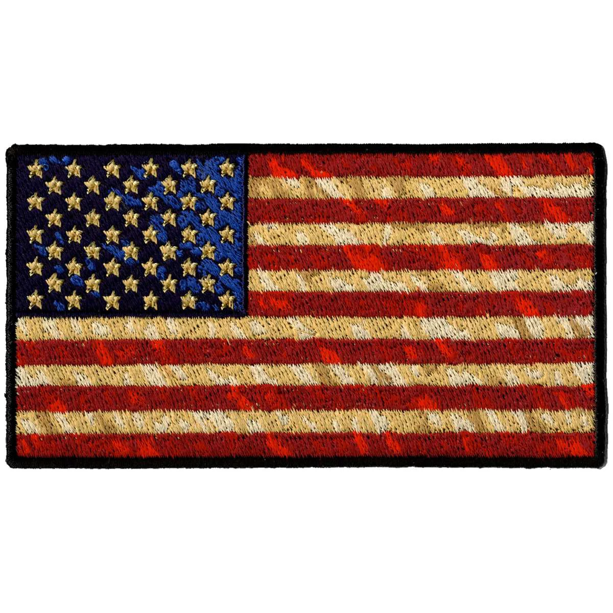 Stylish Hot Leathers Distressed American Flag 5 x 5 PPA8530 Minimalist