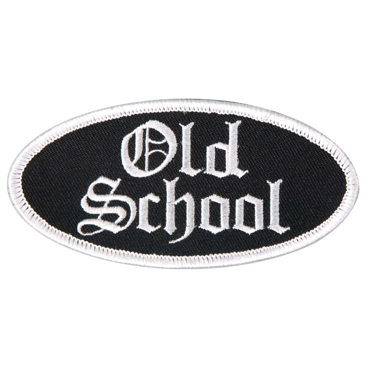 Top-Quality Hot Leathers Old School Oval 4 x 2 Patch PPL9341 Professional