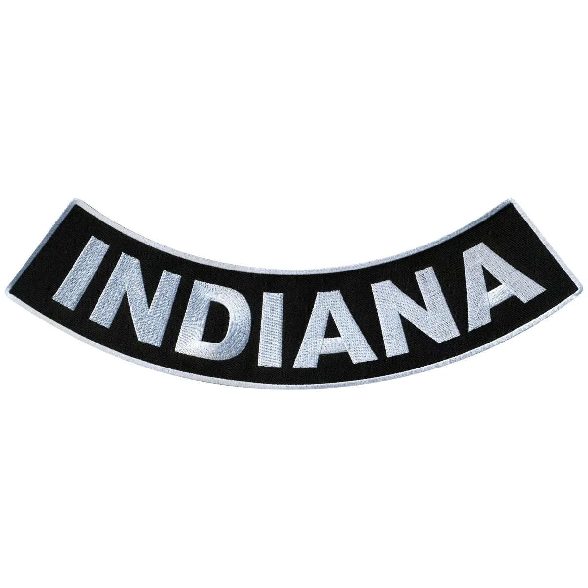 Exceptional Hot Leathers Indiana 12 X 3 Bottom Rocker Patch PPM5027 Original