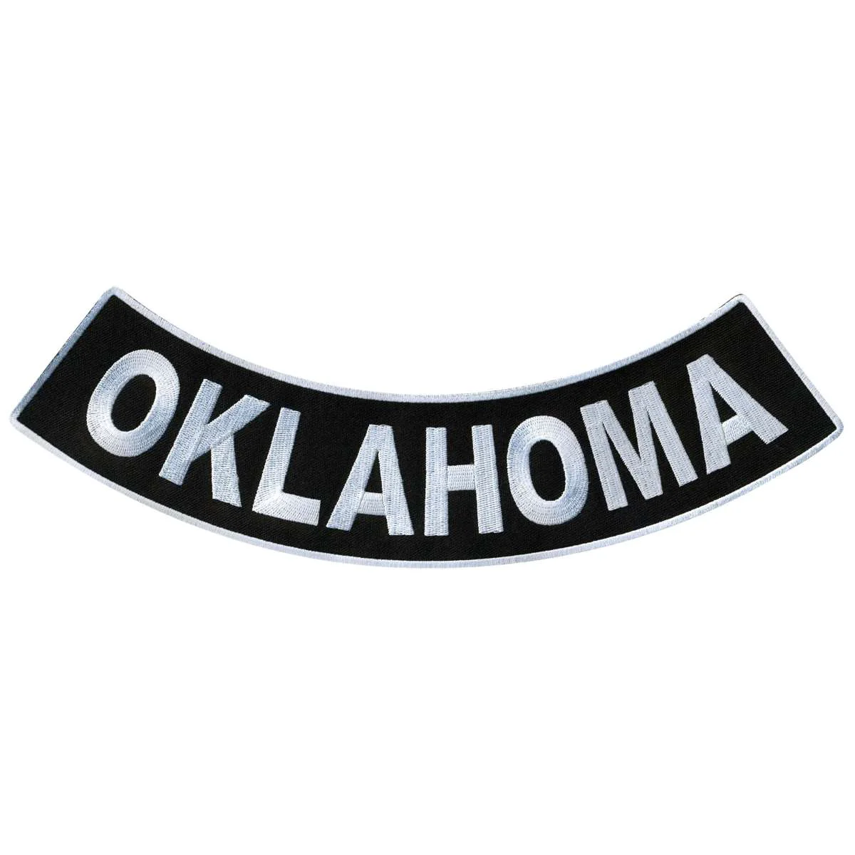 Proven Hot Leathers Oklahoma 12 X 3 Bottom Rocker Patch PPM5071 Durable