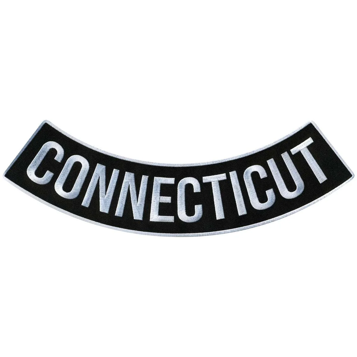 Sustainable Hot Leathers Connecticut 12 X 3 Bottom Rocker Patch PPM5013 Powerful
