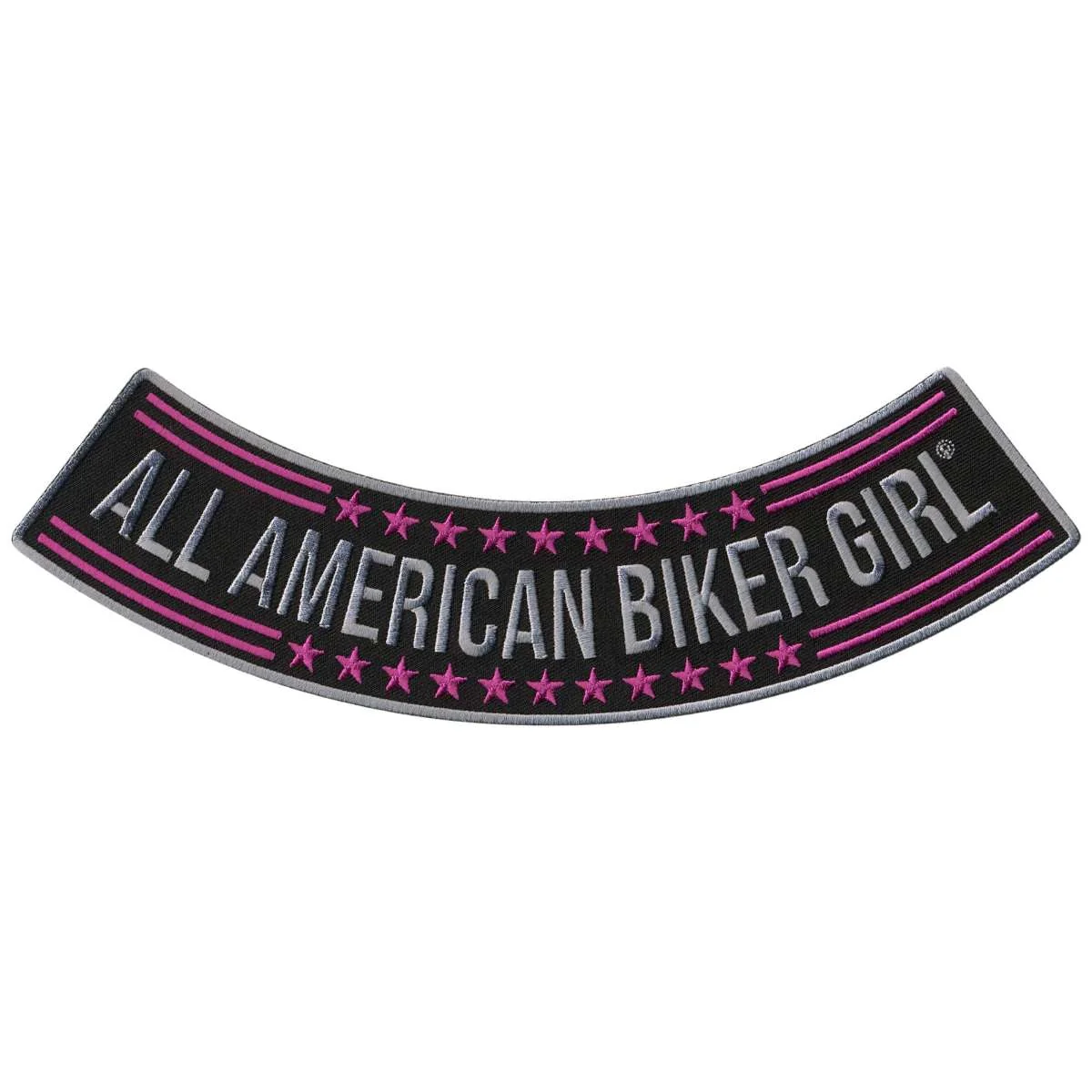 High-Performance Hot Leathers All American Biker Girl 10 X 2 Bottom Rocker Patch PPM5103 Flexible