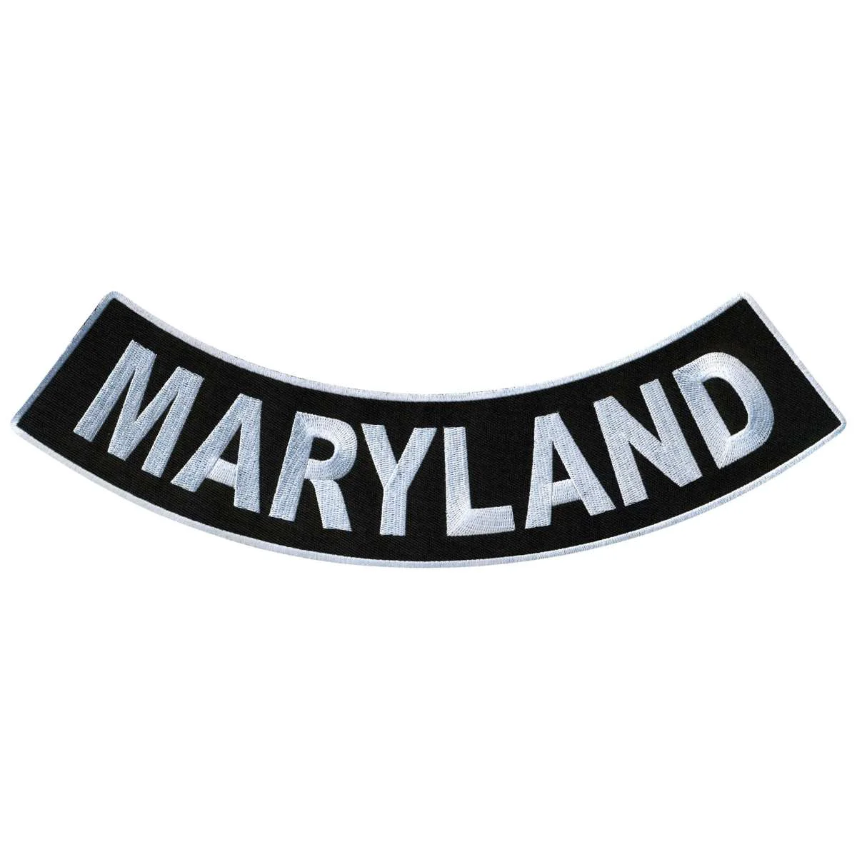 Stylish Hot Leathers Maryland 12 X 3 Bottom Rocker Patch PPM5039 Professional