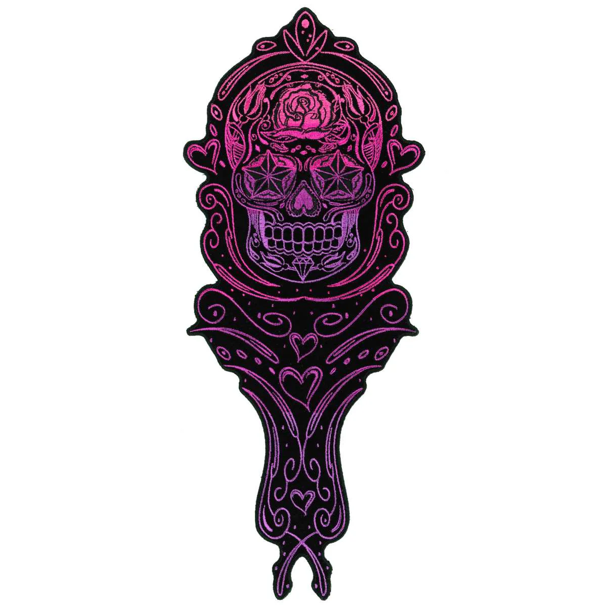 Comfortable Hot Leathers Tall Sugar Skull 5 Patch PPQ1789 Secure