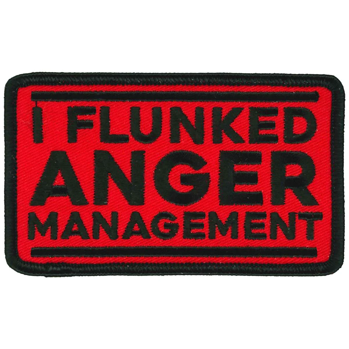 Easy-to-Use Hot Leathers Anger Management Patch PPL9944 Official