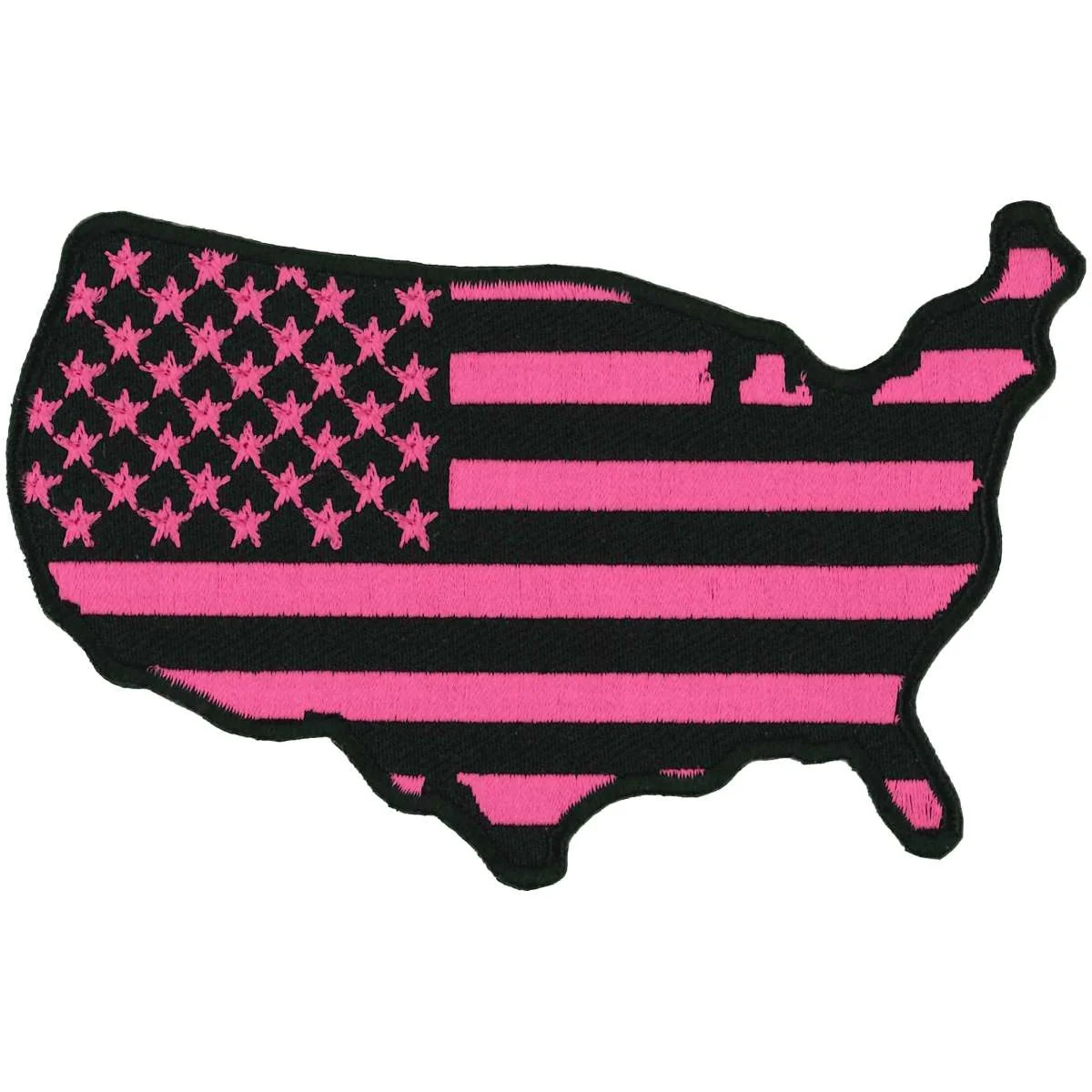 Fine Crafted Hot Leathers Pink Country Flag 4 Patch PPQ1630 Authentic