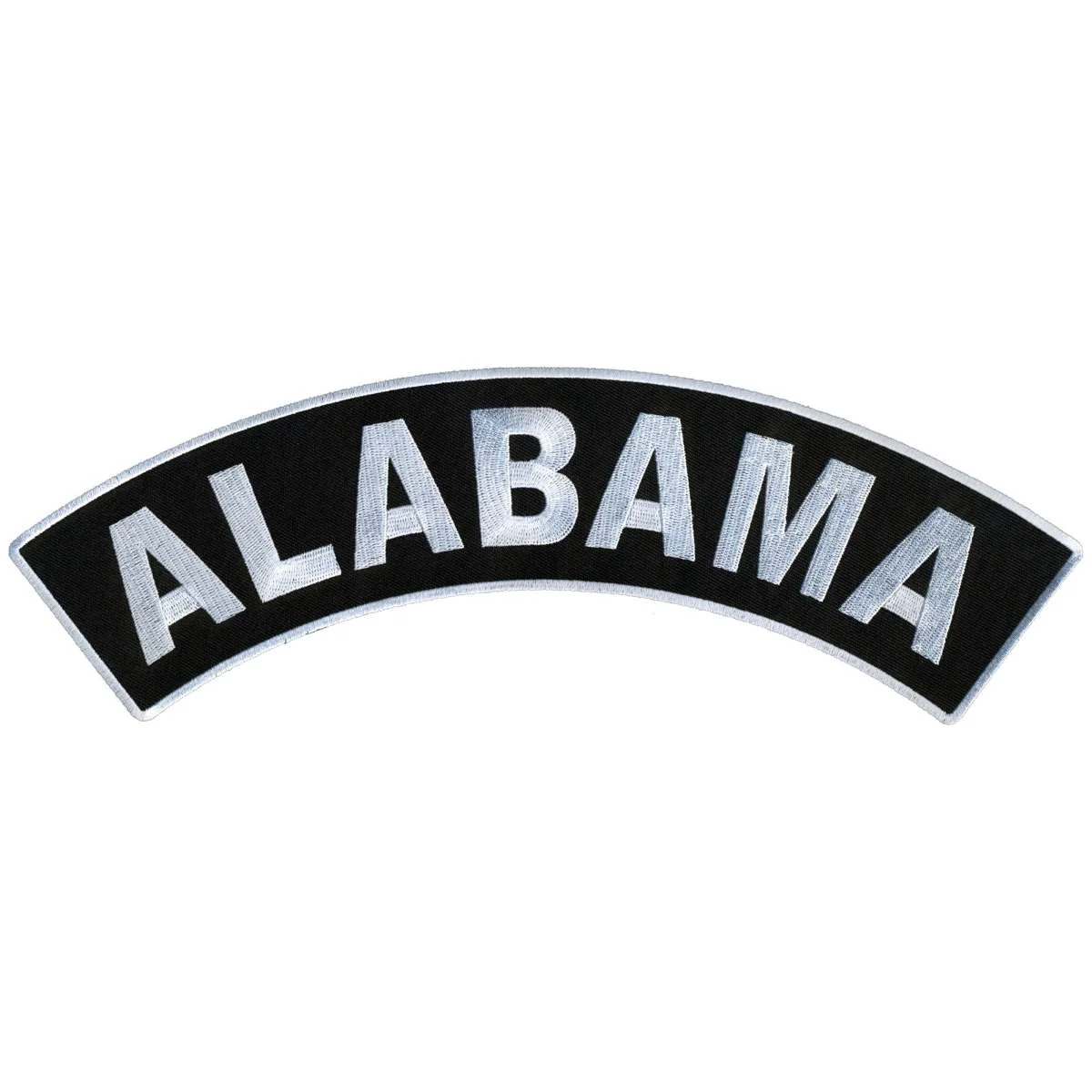 Advanced Hot Leathers Alabama 12 X 3 Top Rocker Patch PPM4001 Powerful
