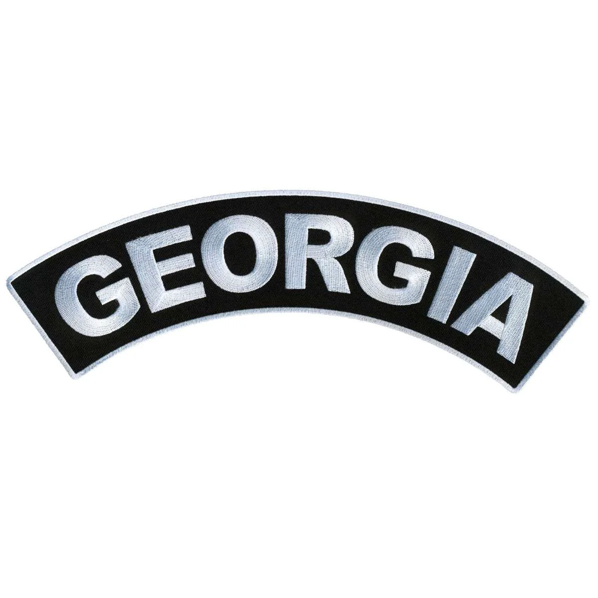 Long-Lasting Hot Leathers Georgia 12 X 3 Top Rocker Patch PPM4019 Superior