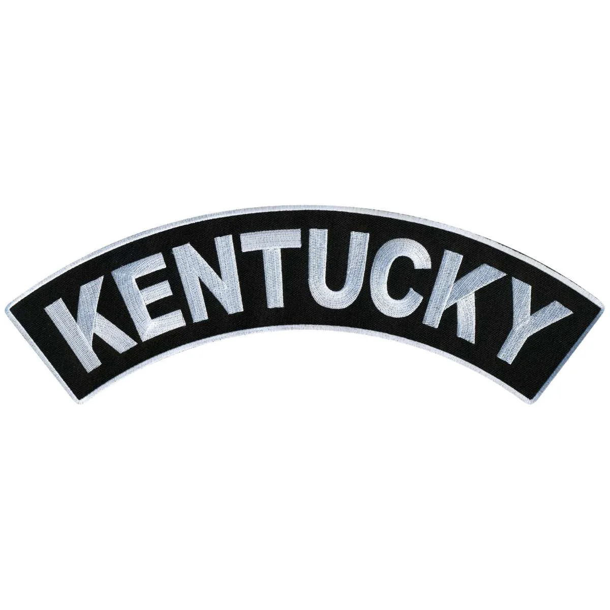 Secure Hot Leathers Kentucky 12 X 3 Top Rocker Patch PPM4033 Expertly Made