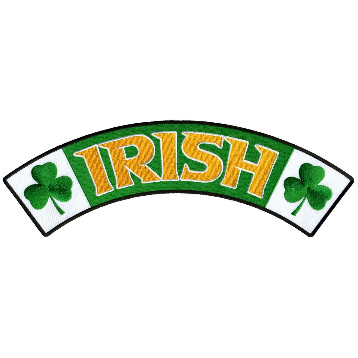 Top-Quality Hot Leathers Irish 12 X 3 Top Rocker Patch PPM4137 Next-Generation