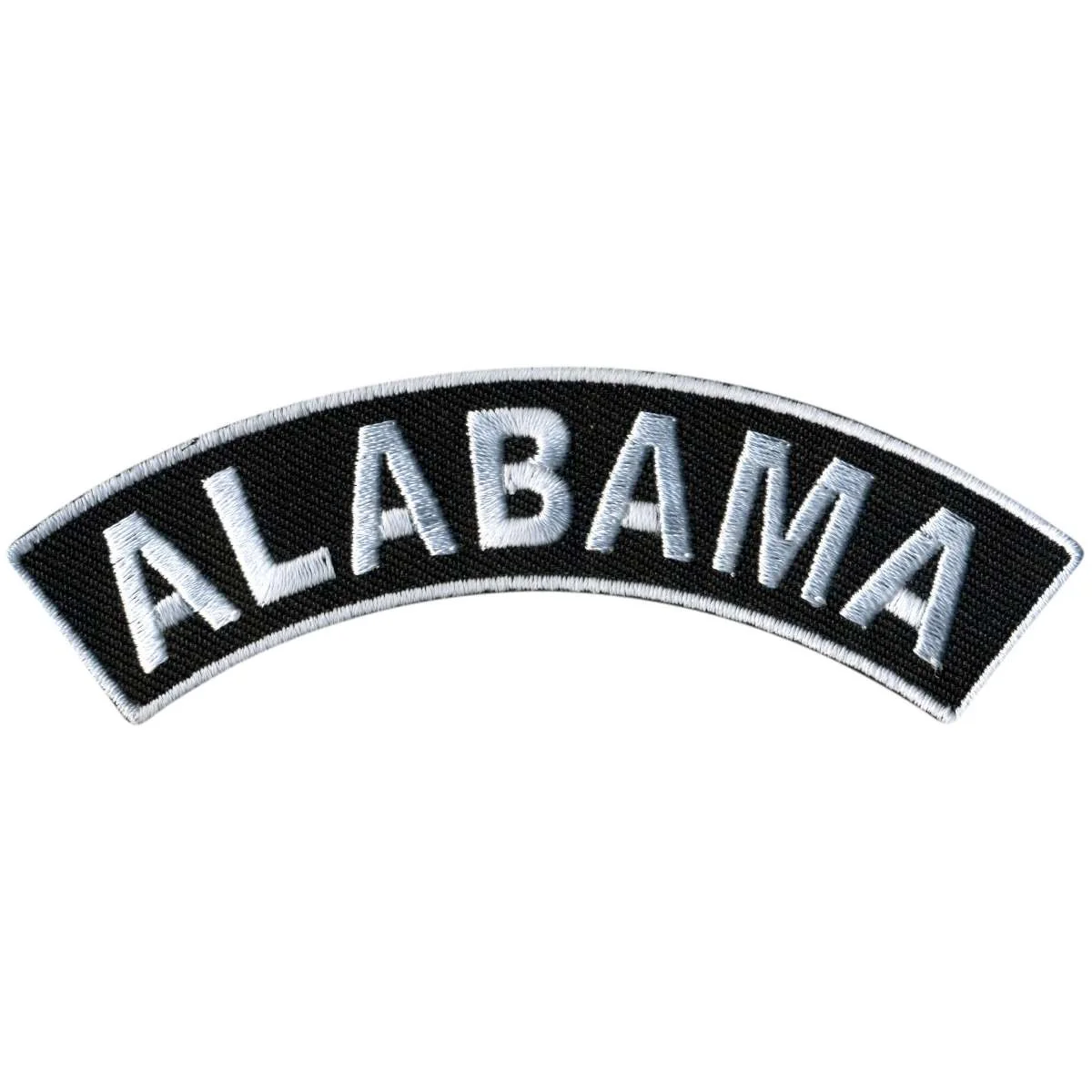 Unique Hot Leathers Alabama 4 X 1 Top Rocker Patch PPM4002 Consistent