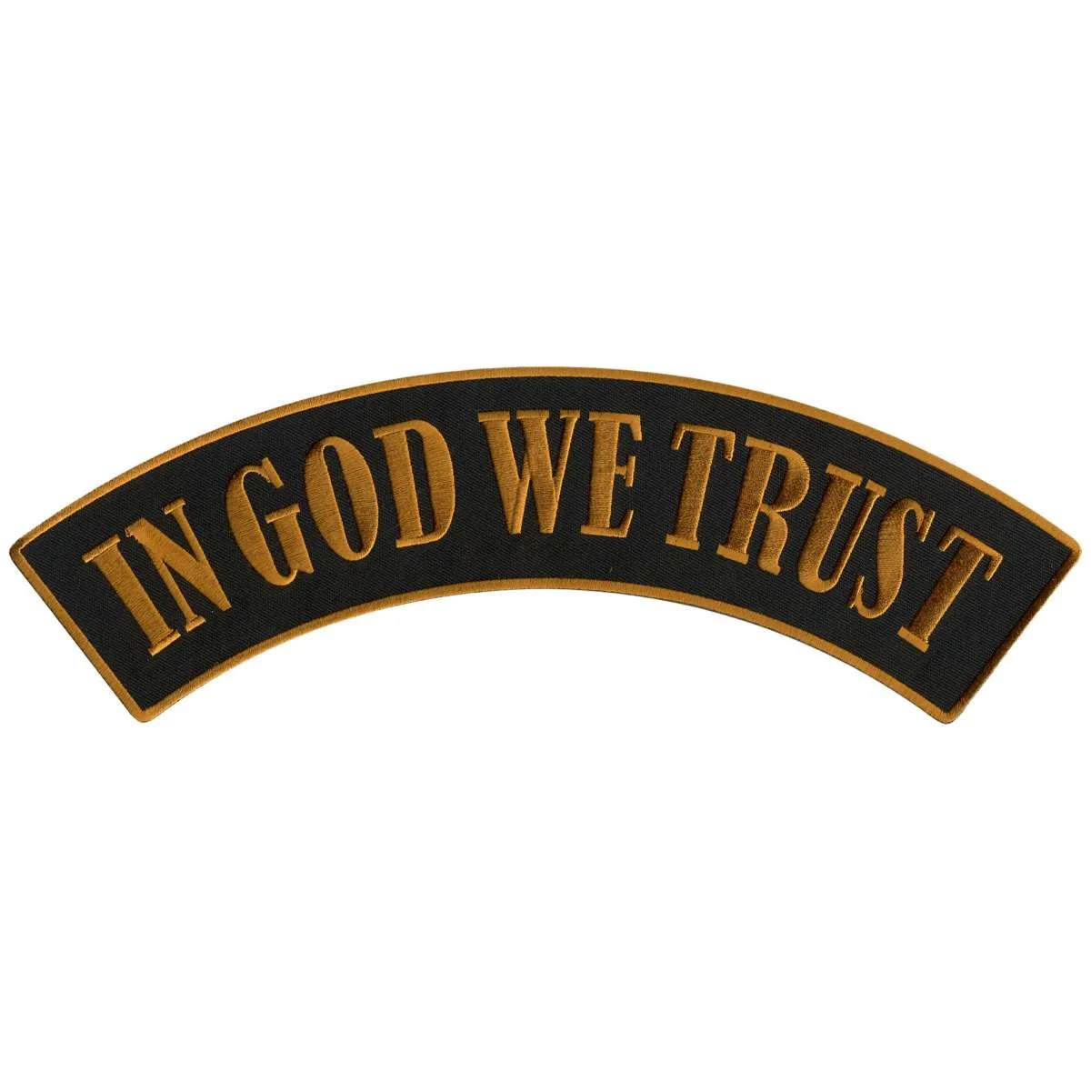 Superior Hot Leathers In God We Trust 12 X 3 Top Rocker Patch PPM4135 Innovative