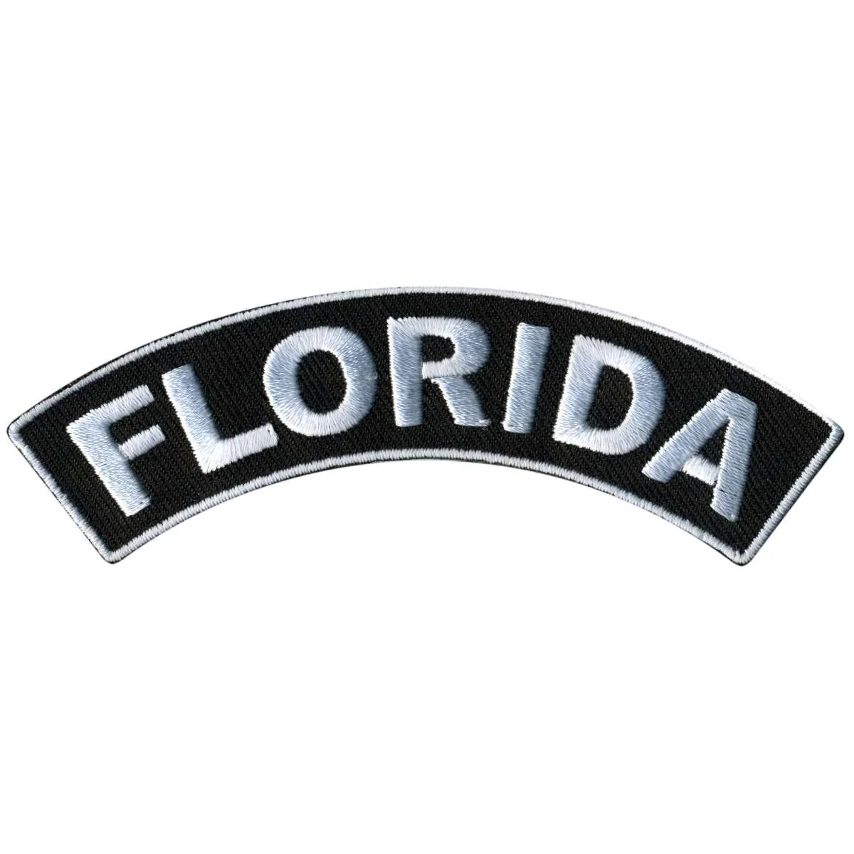 Advanced Hot Leathers Florida 4 X 1 Top Rocker Patch PPM4018 Responsible