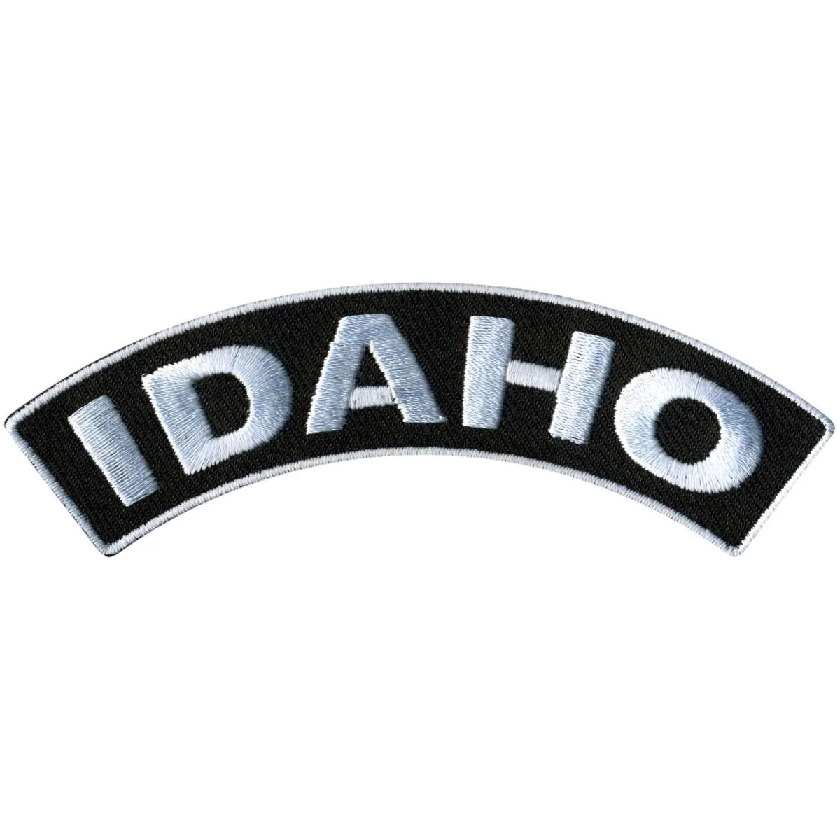 Healthy Hot Leathers Idaho 4 X 1 Top Rocker Patch PPM4024 Premium Material
