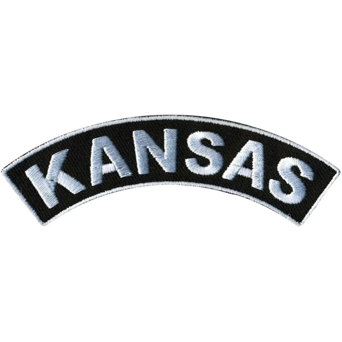 Elegant Hot Leathers Kansas 4 X 1 Top Rocker Patch PPM4032 Professional