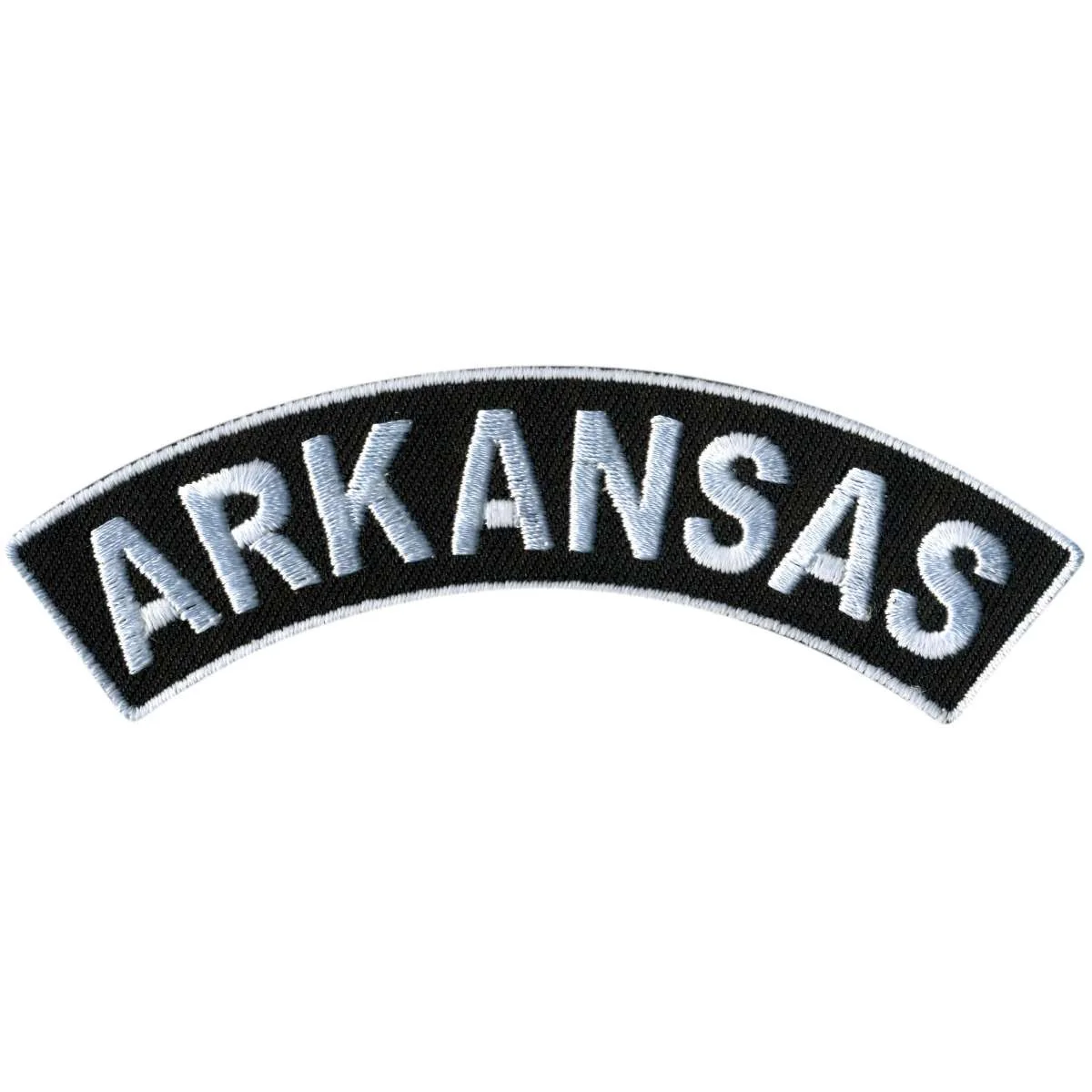 Relaxed Hot Leathers Arkansas 4 X 1 Top Rocker Patch PPM4008 Proven
