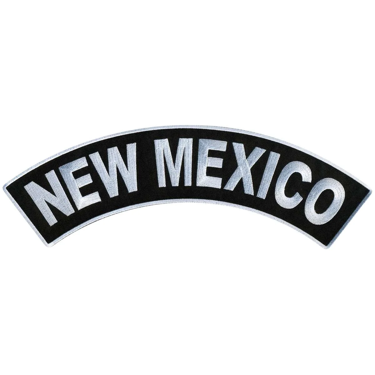 Fine Crafted Hot Leathers New Mexico 12 X 3 Top Rocker Patch PPM4061 Trusted