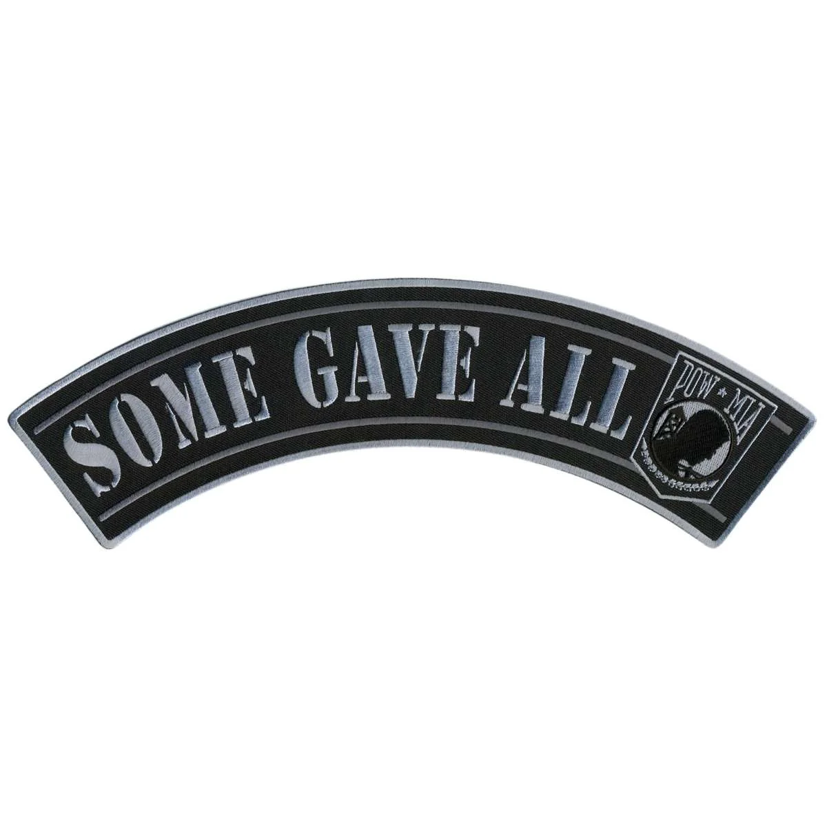 Smooth Hot Leathers Some Gave All 12 X 3 Top Rocker Patch PPM4153 Sophisticated