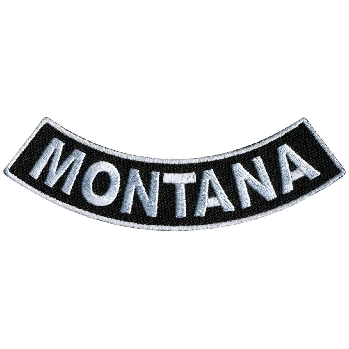 Environmentally Friendly Hot Leathers Montana 4 X 1 Bottom Rocker Patch PPM5052 Original