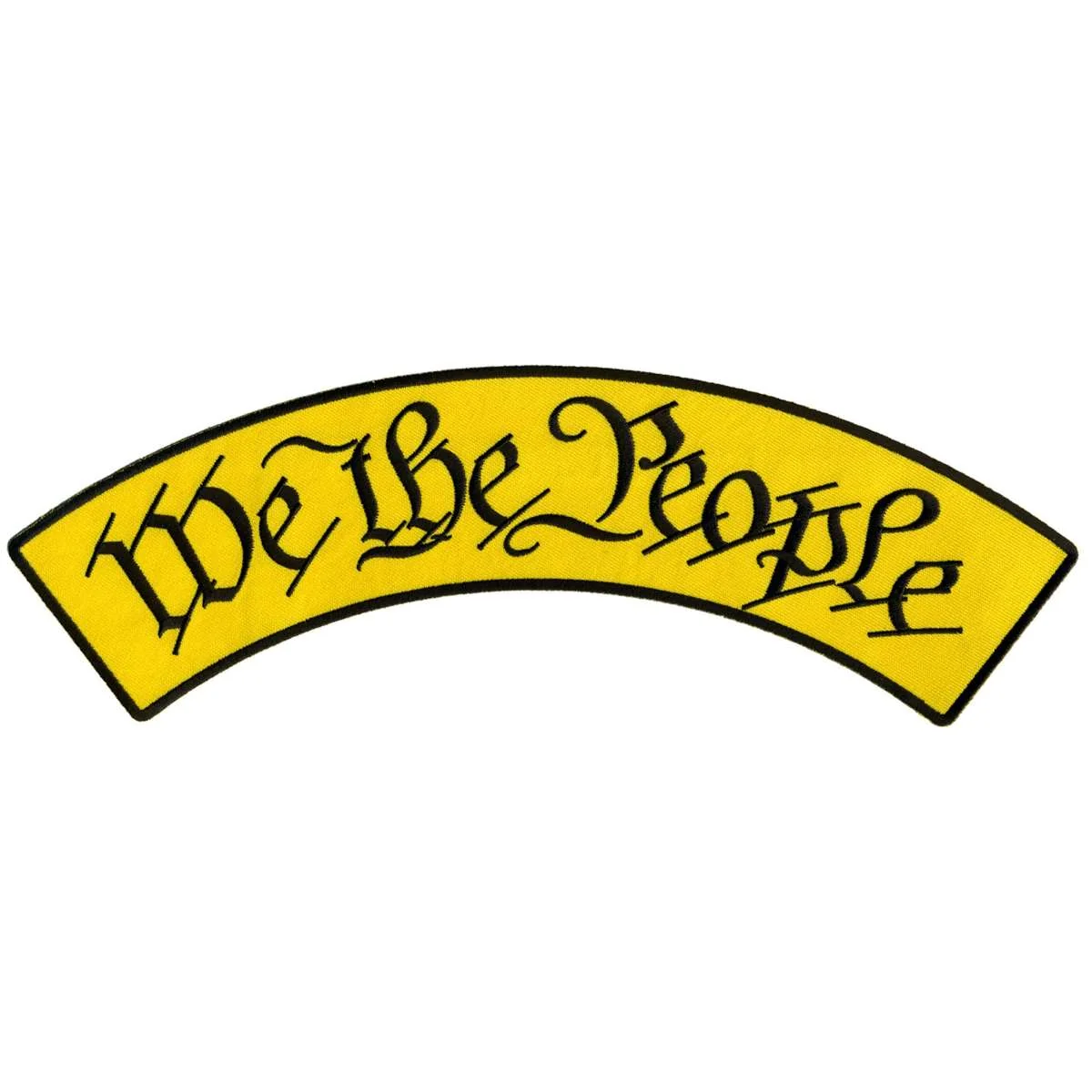 Elite Hot Leathers We The People 12 X 3 Top Rocker Patch PPM4165 Premium