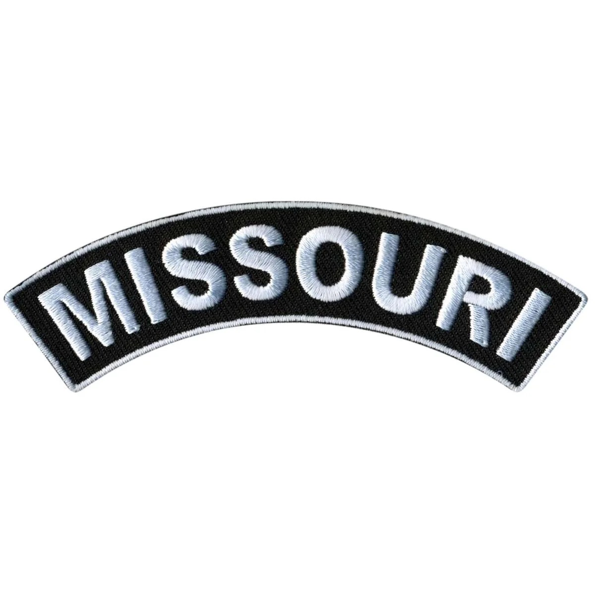 Consistent Hot Leathers Missouri 4 X 1 Top Rocker Patch PPM4050 Convenient