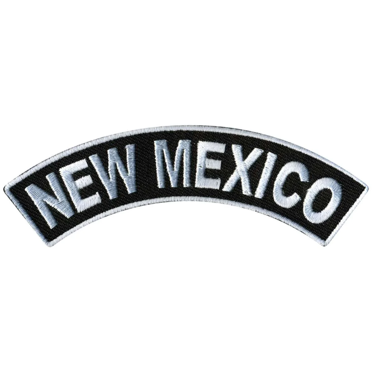 Responsible Hot Leathers New Mexico 4 X 1 Top Rocker Patch PPM4062 Comfortable