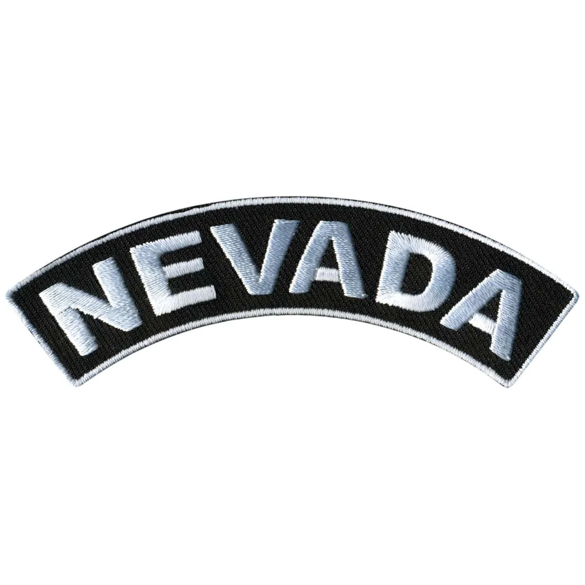 Smooth Hot Leathers Nevada 4 X 1 Top Rocker Patch PPM4056 Official