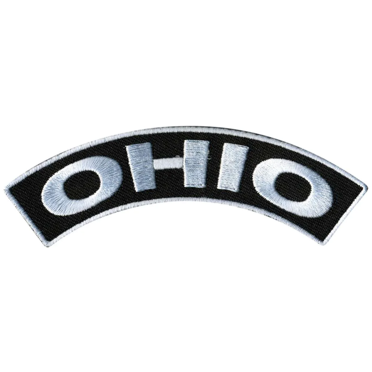 Versatile Hot Leathers Ohio 4 X 1 Top Rocker Patch PPM4070 Exceptional