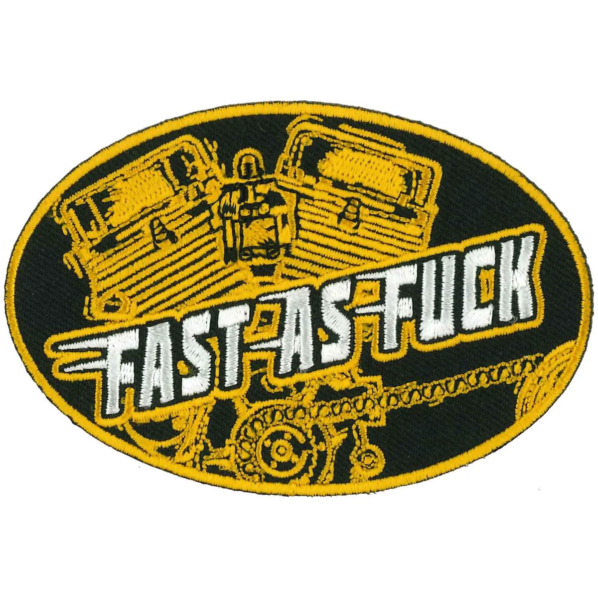 Specialty Hot Leathers Fast As Fuck 4 X 2 Patch PPL9987 Official