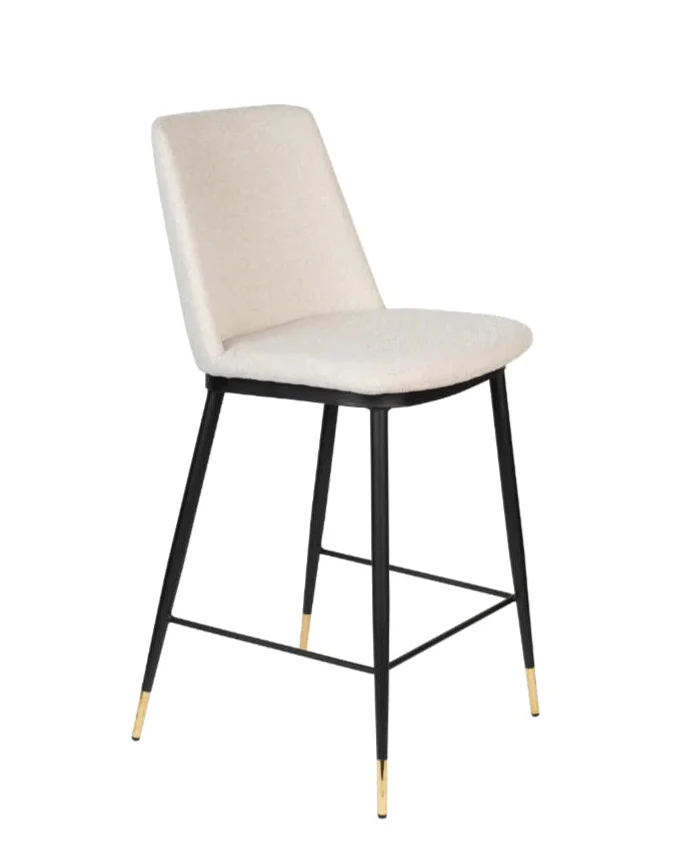 Practical Counter Stool Lionel- Beige Genuine
