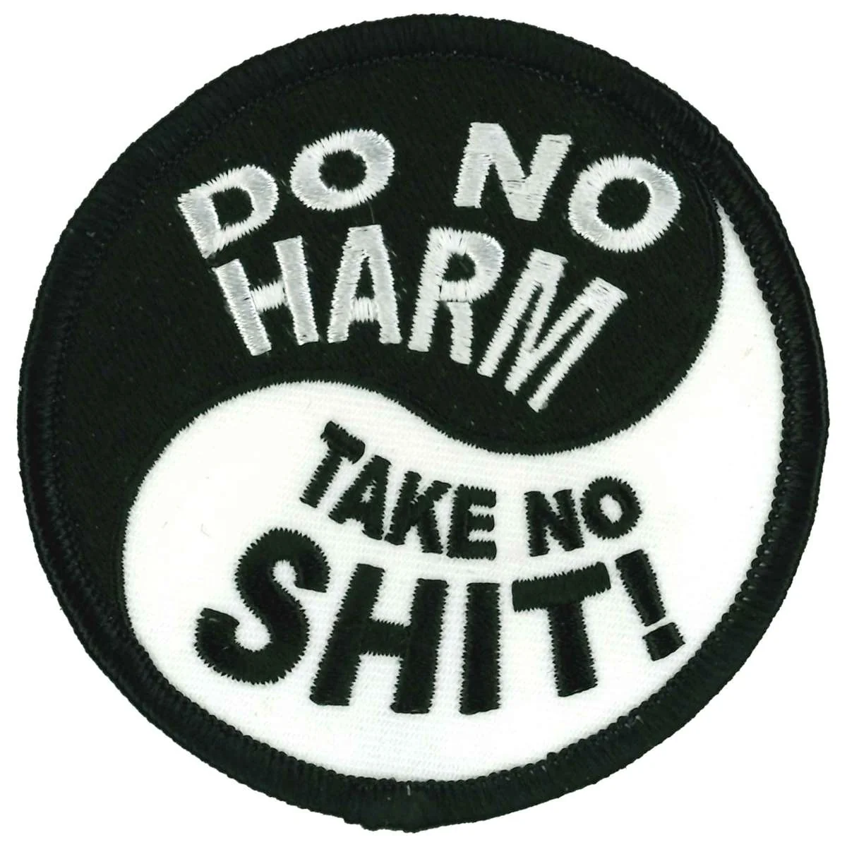 Reusable Hot Leathers Do No Harm Take No Shit 3 X 3 Patch PPL9989 Eco-Friendly