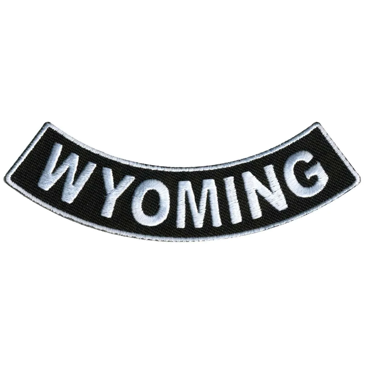Top-Quality Hot Leathers Wyoming 4 X 1 Bottom Rocker Patch PPM5100 Sophisticated