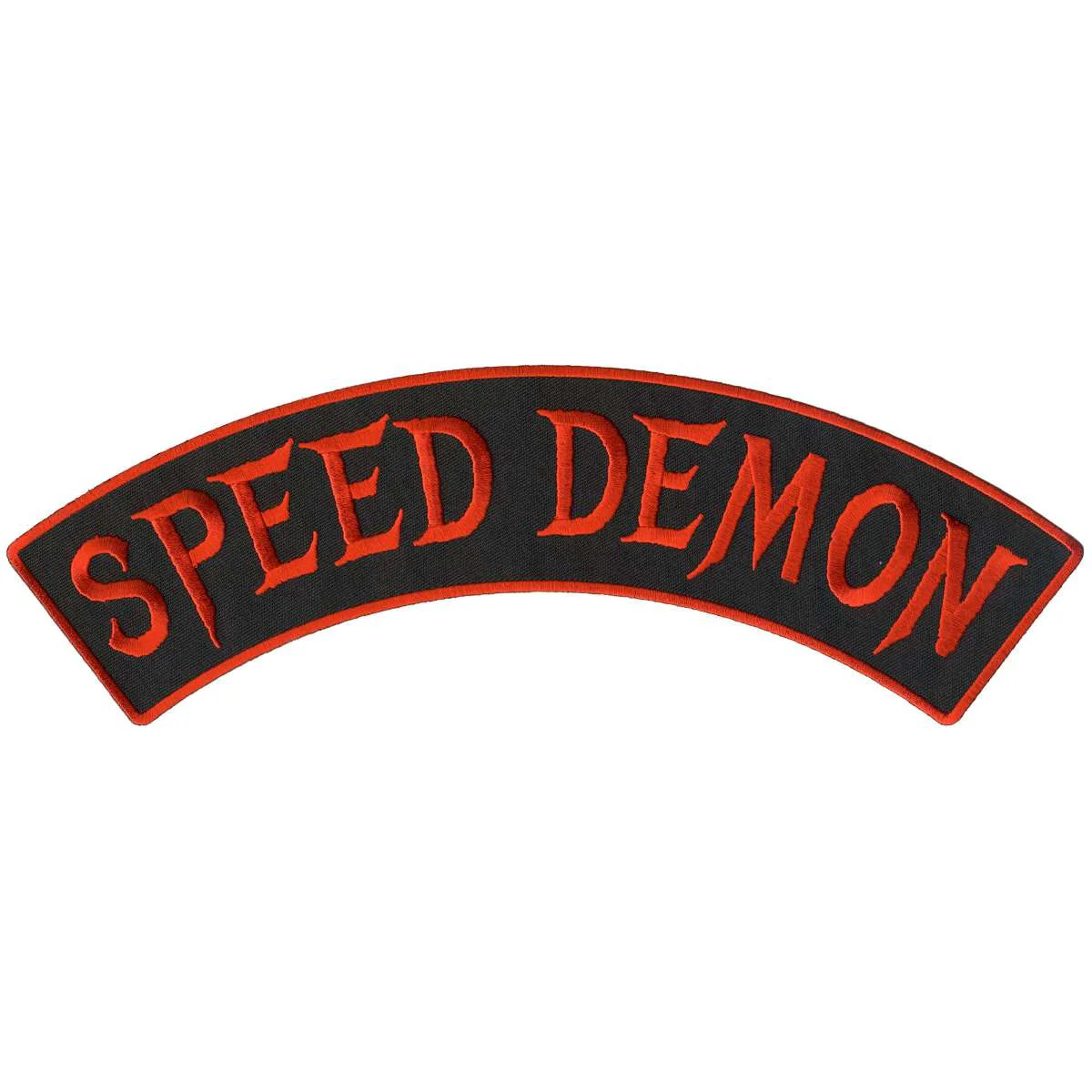 Top-Quality Hot Leathers Speed Demon 12 X 3 Top Rocker Patch PPM4207 Comfortable