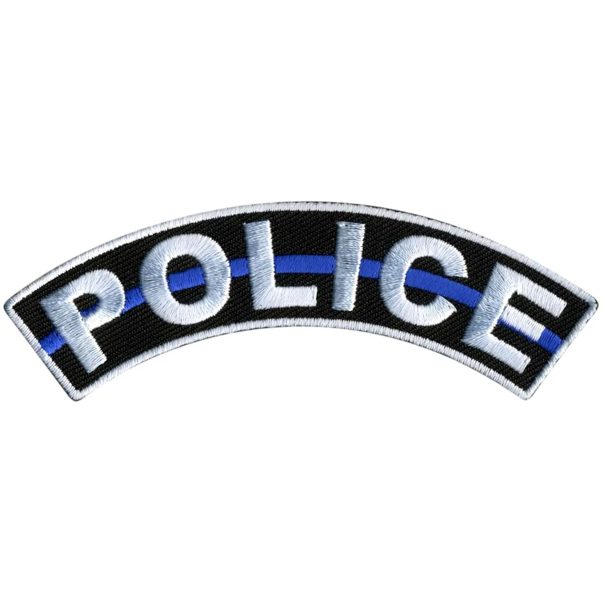 High-Performance Hot Leathers Police 4 X 1 Top Rocker Patch PPM4148 Original Design