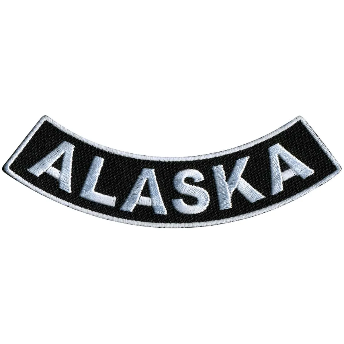 First-Class Hot Leathers Alaska 4 X 1 Bottom Rocker Patch PPM5004 Outstanding