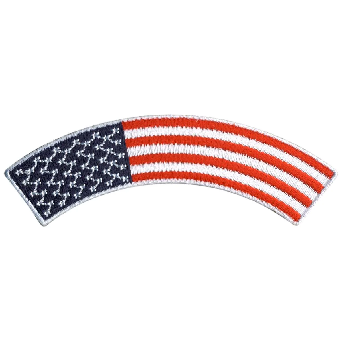 Reusable Hot Leathers American Flag 4 X 1 Top Rocker Patch PPM4160 Responsible