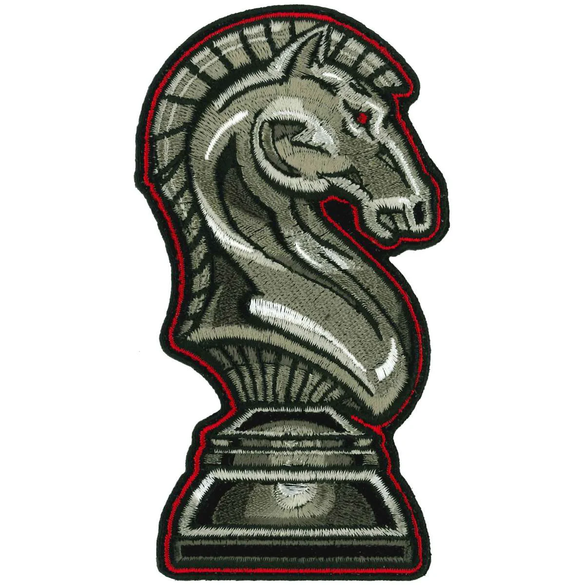 Fine Hot Leathers White Knight Patch PPQ2033 Stylish