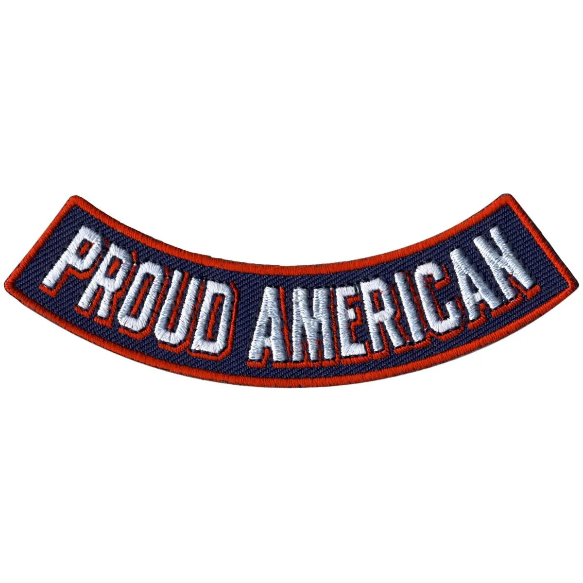 Recyclable Hot Leathers Proud American 4 X 1 Bottom Rocker Patch PPM5180 Eco-Friendly
