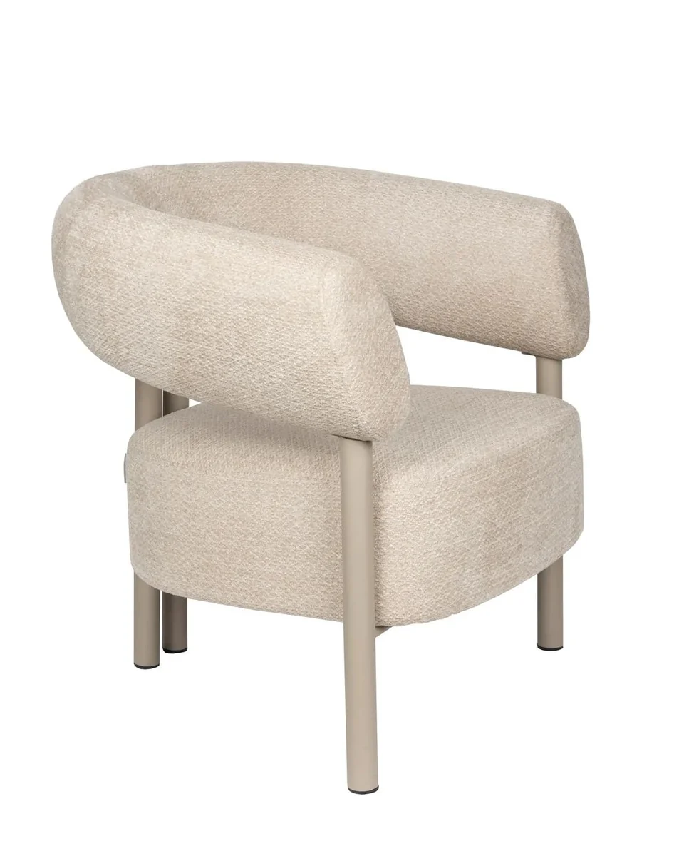 Responsible Lounge Chair Heels- Beige Natural