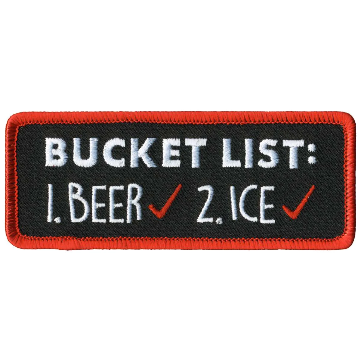 First-Class Hot Leather Bucket List Patch PPL9782 Secure