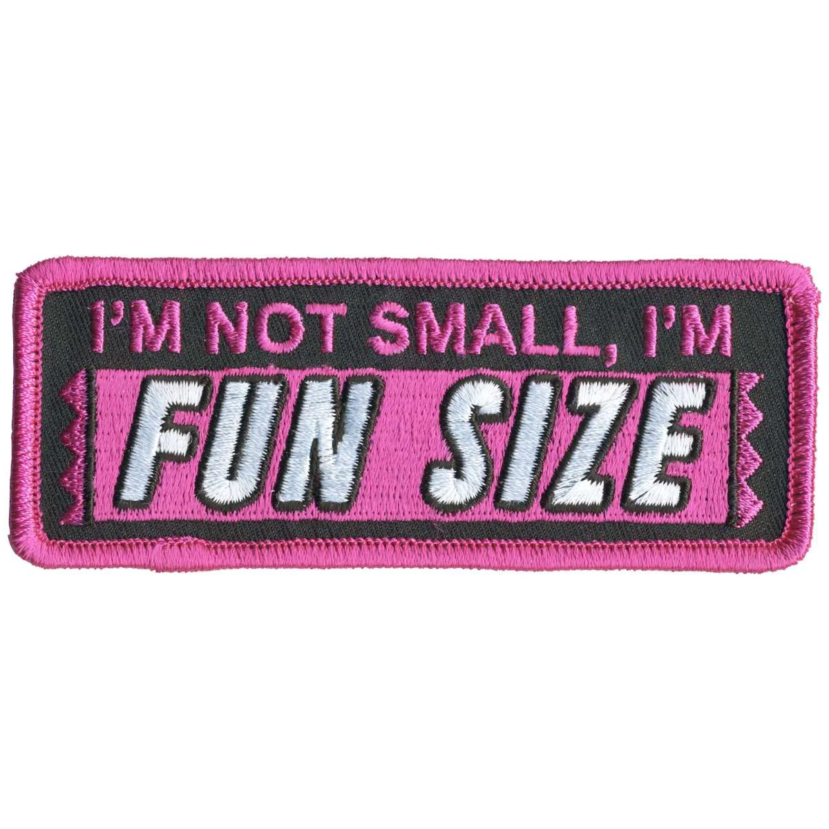 Fashionable Hot Leathers I'm Fun Size Patch PPL9812 Clean