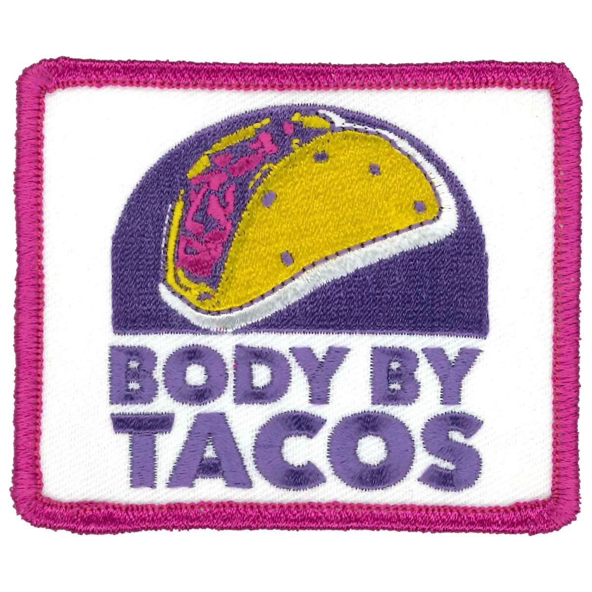 Dependable Hot Leathers Body by Tacos 3 X 3 Patch PPL9886 Responsible