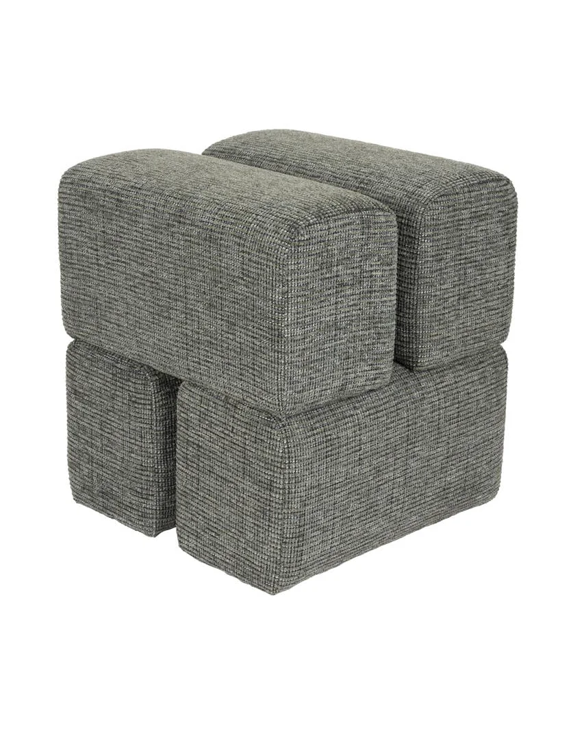 Elegant Staple Pouffe- Green Verified