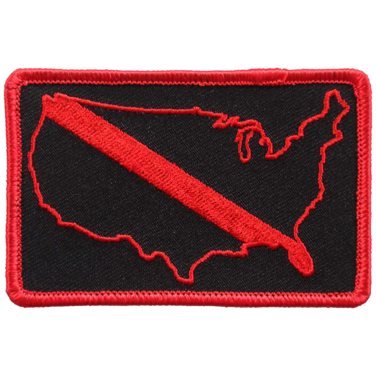 Fine Hot Leathers USA FALLEN FIREFIGHTER Patch PPL9624 High-Grade