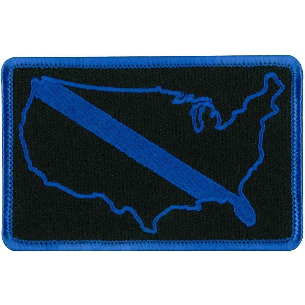 Smooth Hot Leathers USA FALLEN POLICE Patch PPL9625 Advanced