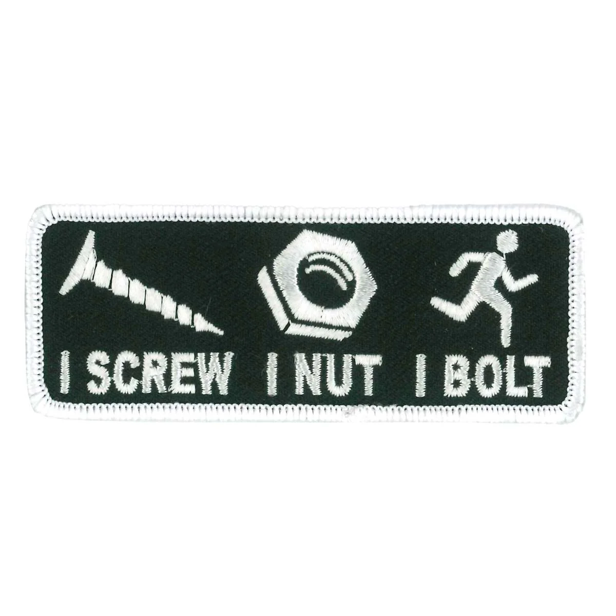 Convenient Hot Leathers Screw Nut Bolt Patch PPW1135 Refined